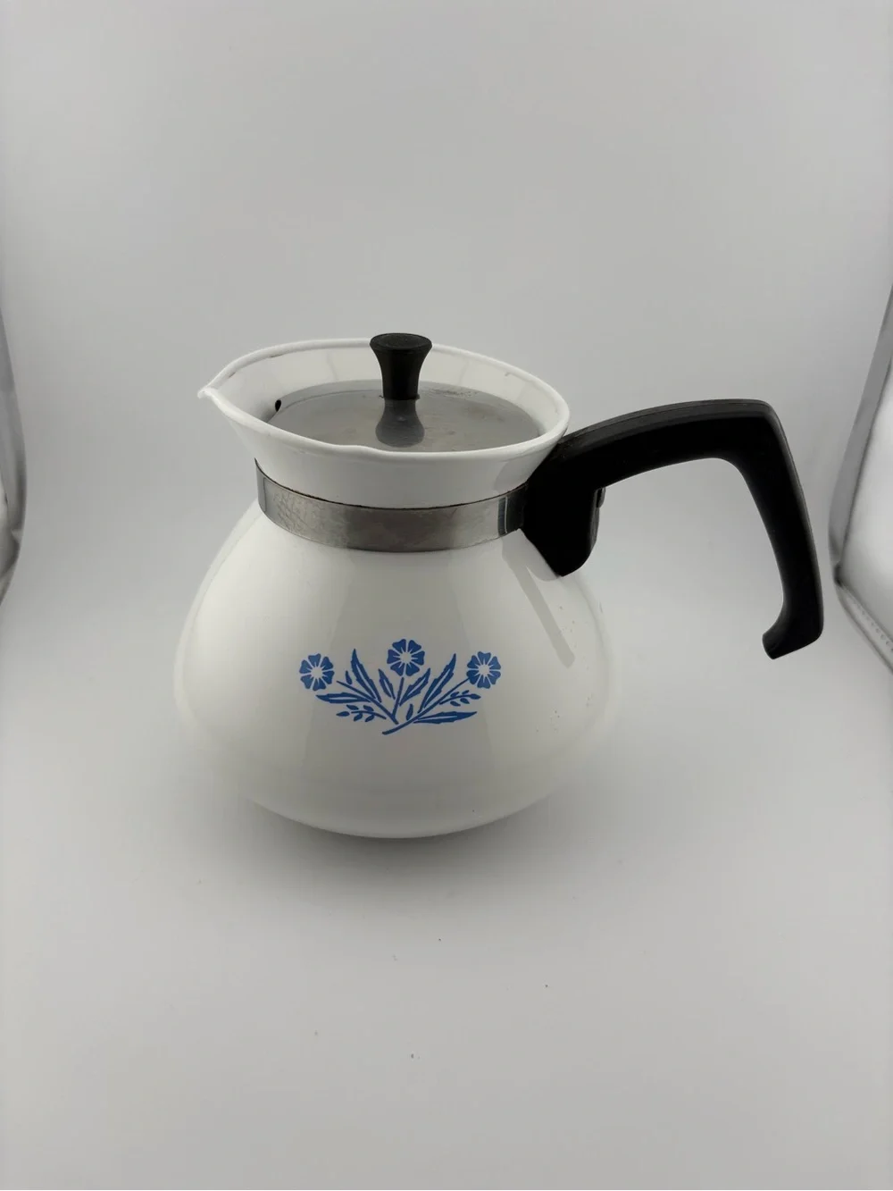 Corning Ware Blue Cornflower 6-Cup Teapot with lid